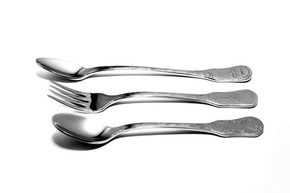 3-Piece Baby Flatware Set – Safari Friends