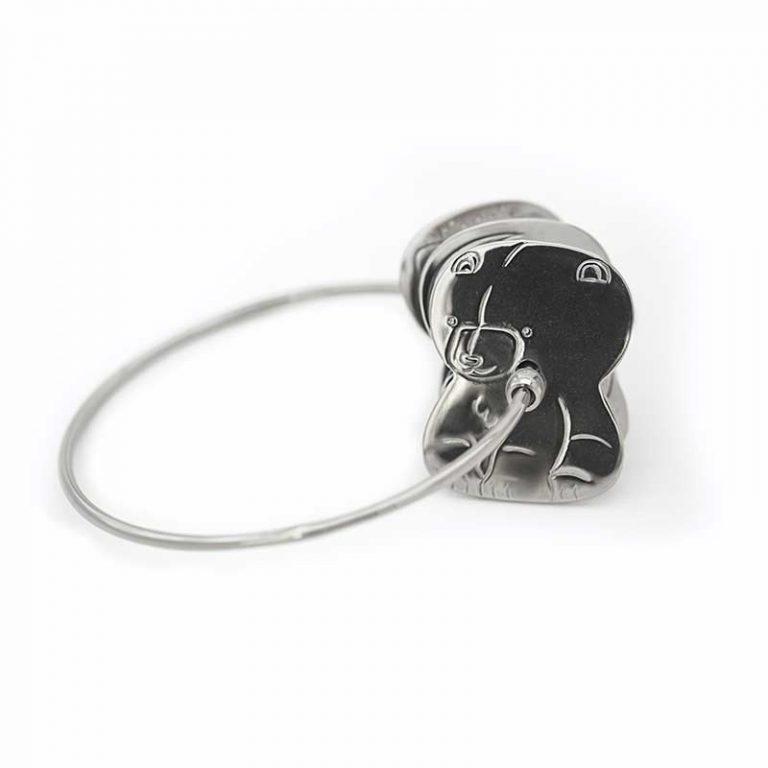 Stainless Steel Rattle | Non-toxic engraveable baby gift | Kleynimals