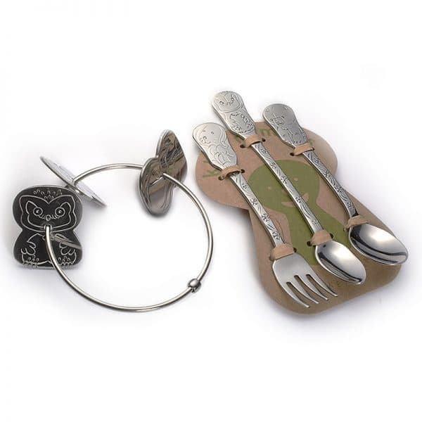 Arctic Friends Gift Set - Kleynimals Rattle Baby Flatware